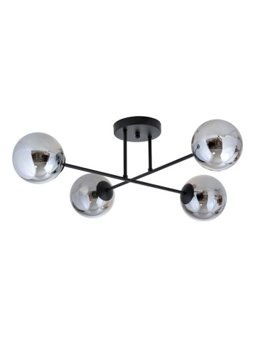 Emibig SPLENDI 3 BL GRAFIT Lampa sufitowa Czarny,Złoty 1246/3 - produkt 2