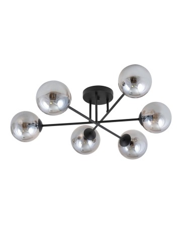 Emibig SPLENDI 4 BL GRAFIT Lampa sufitowa Czarny,Złoty 1246/4 - produkt 2