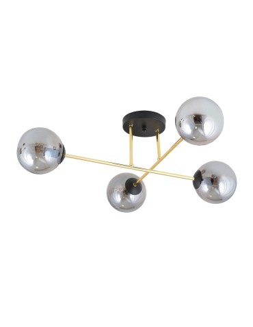 Emibig MAGNUM 4 BL GRAFIT Lampa sufitowa Czarny,Złoty 1269/4 - produkt 2