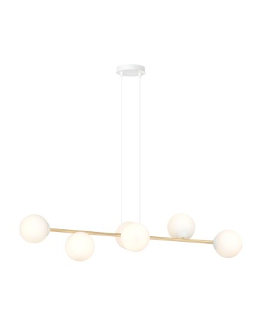 Emibig GRAVITY 6 WH GOLD Lampa wisząca Biały,Złoty 1242/6 - produkt 2