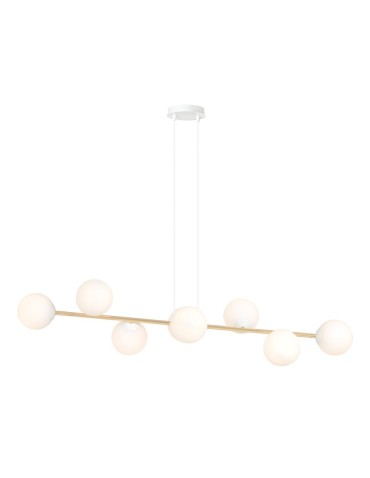 Emibig GRAVITY 8 WH GOLD Lampa wisząca Biały,Złoty 1242/8 - produkt 2