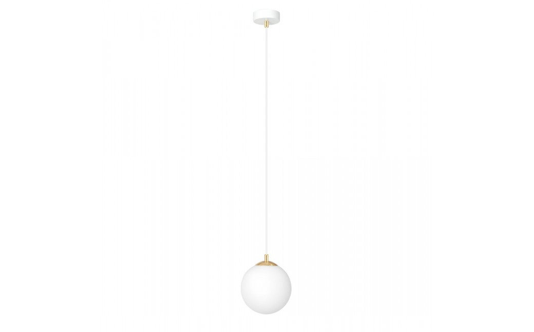 Emibig ROYAL 1 WH Lampa wisząca Biały,Złoty 1244/1