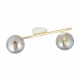 Emibig SPLENDI 2 WH GRAFIT Lampa sufitowa Biały,Złoty 1247/2