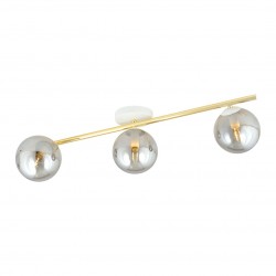 Emibig SPLENDI 3 WH GRAFIT Lampa sufitowa Biały,Złoty 1247/3