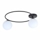 Emibig SOPRA 2 BL OPAL Lampa sufitowa Czarny 1257/2