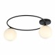 Emibig SOPRA 2 BL OPAL Lampa sufitowa Czarny 1257/2