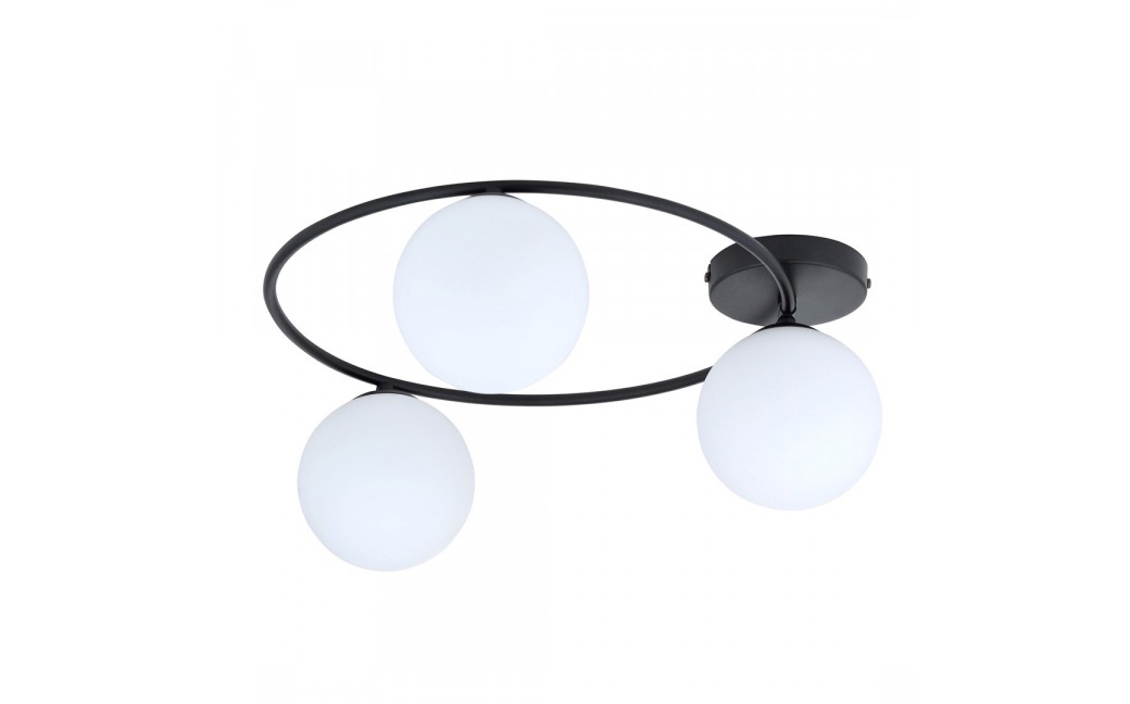 Emibig SOPRA 3 BL OPAL Lampa sufitowa Czarny 1257/3