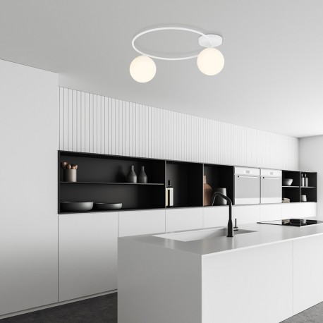 Emibig SOPRA 2 WH OPAL Lampa sufitowa Biały 1258/2