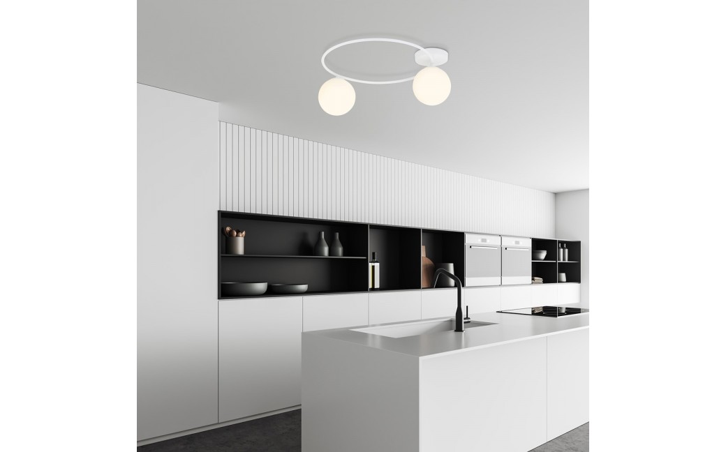 Emibig SOPRA 2 WH OPAL Lampa sufitowa Biały 1258/2