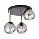 Emibig DOLCE 3 BL GRAFIT Lampa sufitowa Czarny,Złoty 1259/3