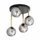 Emibig DOLCE 4 BL GRAFIT Lampa sufitowa Czarny,Złoty 1259/4