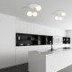 Emibig DOLCE 3 WH OPAL Lampa sufitowa Biały,Złoty 1261/3