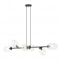 Emibig PANDORA 6 BL TRANSPARENT Lampa wisząca Czarny 1262/6