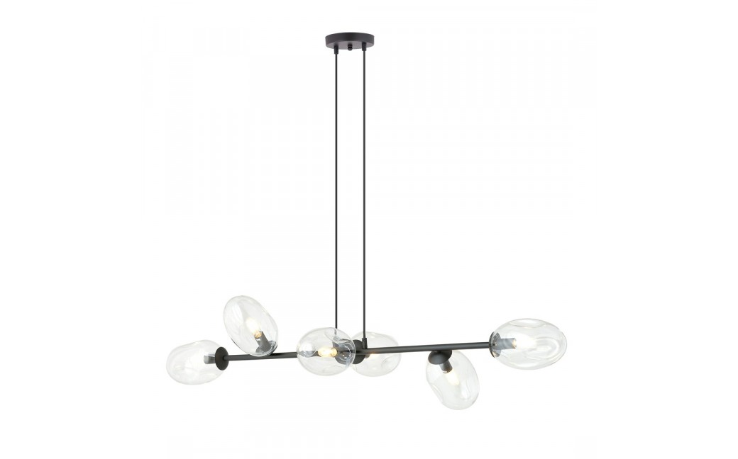 Emibig PANDORA 6 BL TRANSPARENT Lampa wisząca Czarny 1262/6