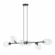 Emibig PANDORA 6 BL TRANSPARENT Lampa wisząca Czarny 1262/6