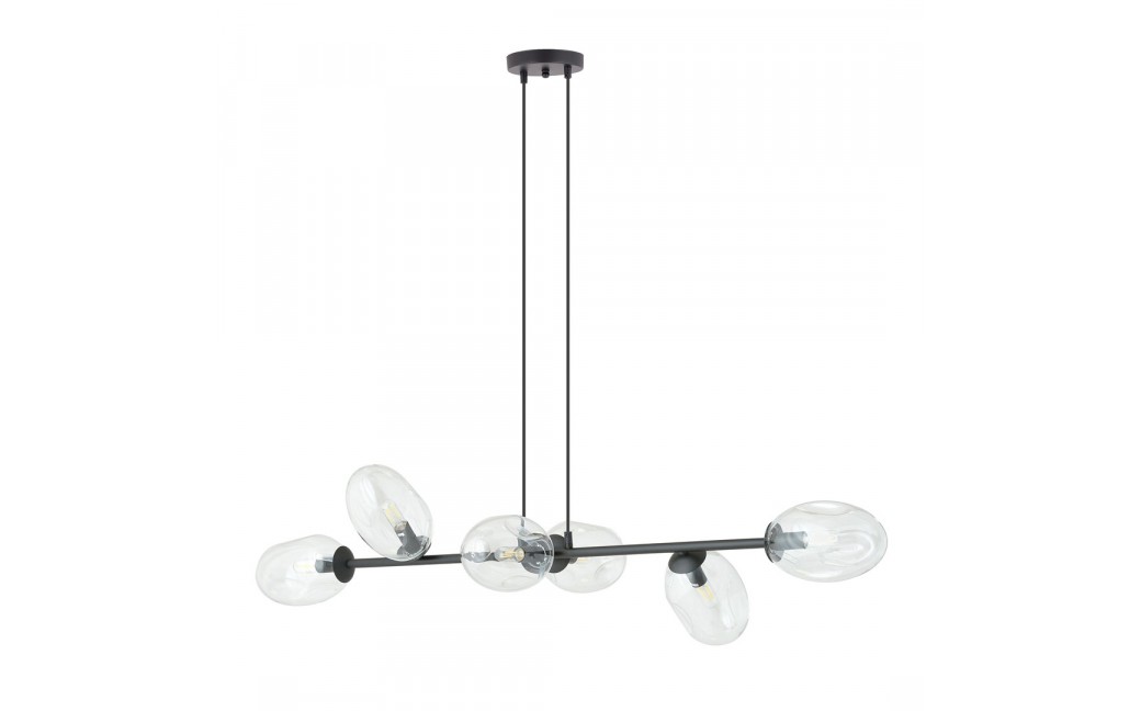 Emibig PANDORA 6 BL TRANSPARENT Lampa wisząca Czarny 1262/6