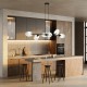 Emibig PANDORA 6 BL TRANSPARENT Lampa wisząca Czarny 1262/6