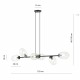 Emibig PANDORA 6 BL TRANSPARENT Lampa wisząca Czarny 1262/6