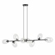Emibig PANDORA 8 BL TRANSPARENT Lampa wisząca Czarny 1262/8
