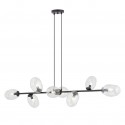 Emibig PANDORA 8 BL TRANSPARENT Lampa wisząca Czarny 1262/8
