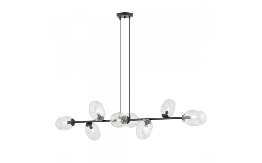 Emibig PANDORA 8 BL TRANSPARENT Lampa wisząca Czarny 1262/8