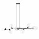 Emibig PANDORA 8 BL TRANSPARENT Lampa wisząca Czarny 1262/8