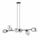Emibig PANDORA 6 BL GRAFIT Lampa wisząca Czarny 1263/6