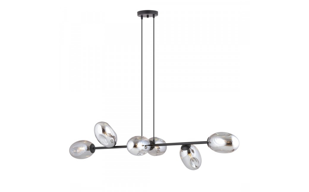 Emibig PANDORA 6 BL GRAFIT Lampa wisząca Czarny 1263/6