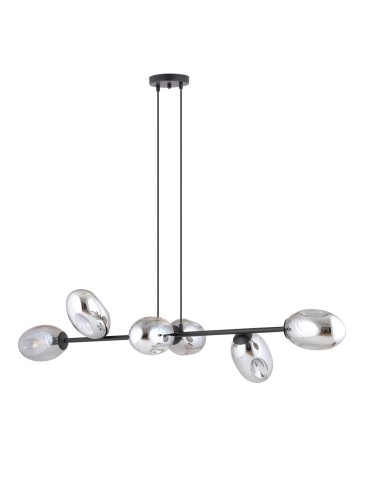 Emibig PANDORA 6 BL GRAFIT Lampa wisząca Czarny 1263/6 - produkt 2