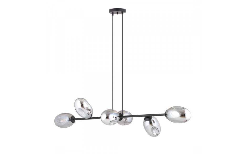 Emibig PANDORA 6 BL GRAFIT Lampa wisząca Czarny 1263/6