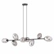 Emibig PANDORA 8 BL GRAFIT Lampa wisząca Czarny 1263/8