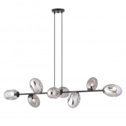 Emibig PANDORA 8 BL GRAFIT Lampa wisząca Czarny 1263/8