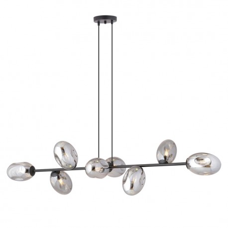 Emibig PANDORA 8 BL GRAFIT Lampa wisząca Czarny 1263/8