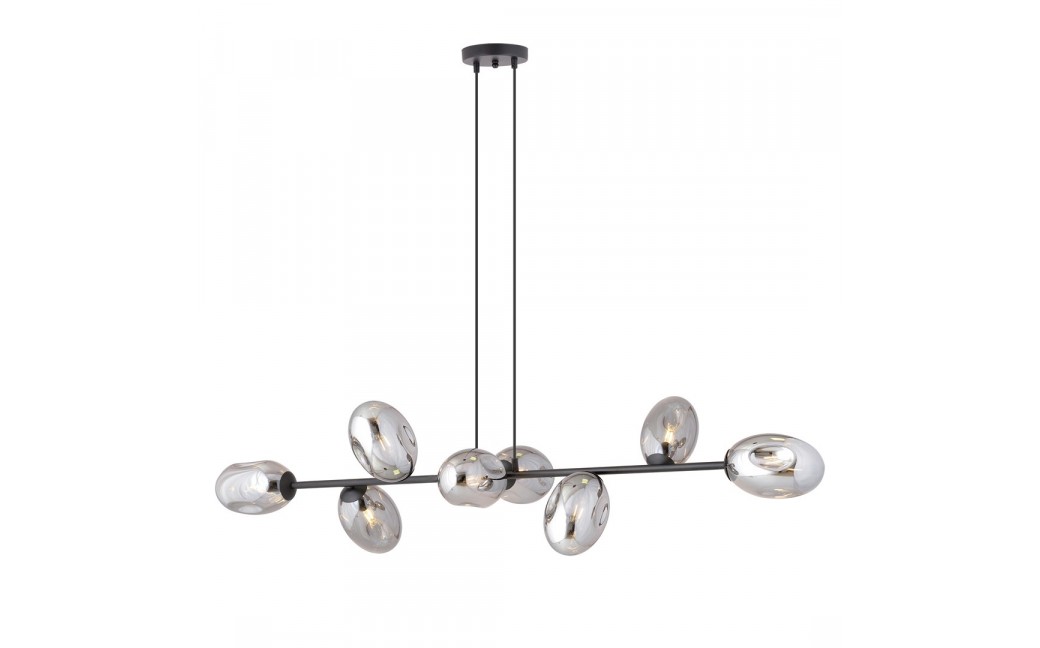 Emibig PANDORA 8 BL GRAFIT Lampa wisząca Czarny 1263/8