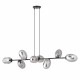 Emibig PANDORA 8 BL GRAFIT Lampa wisząca Czarny 1263/8