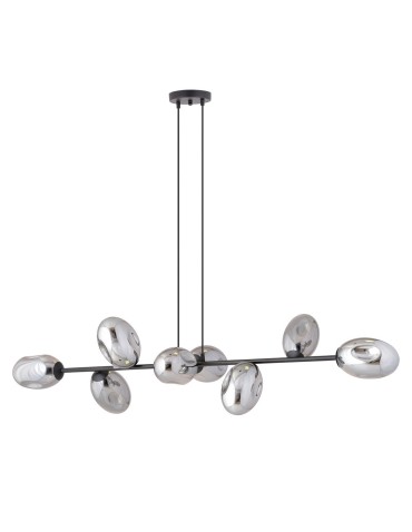 Emibig PANDORA 8 BL GRAFIT Lampa wisząca Czarny 1263/8 - produkt 2