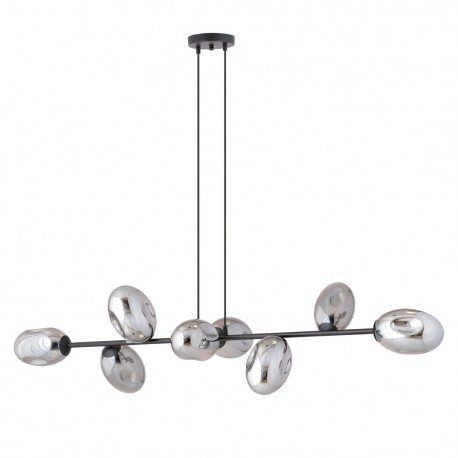 Emibig PANDORA 8 BL GRAFIT Lampa wisząca Czarny 1263/8