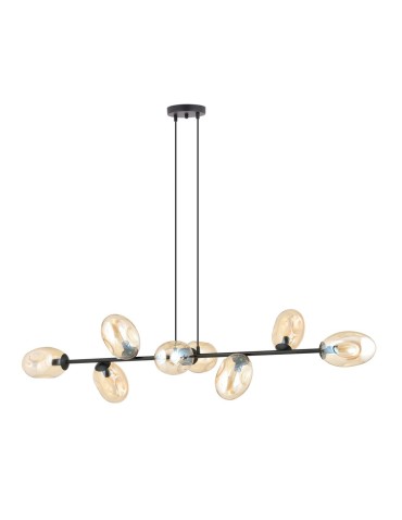 Emibig PANDORA 8 BL MIODOWY Lampa wisząca Czarny 1264/8 - produkt 2