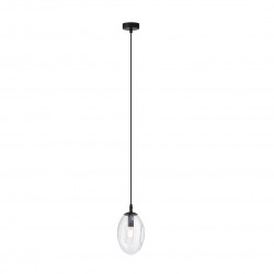 Emibig ASTRAL 1 BL TRANSPARENT Lampa wisząca Czarny 1265/1