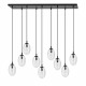 Emibig ASTRAL 9 BL TRANSPARENT Lampa wisząca Czarny 1265/9
