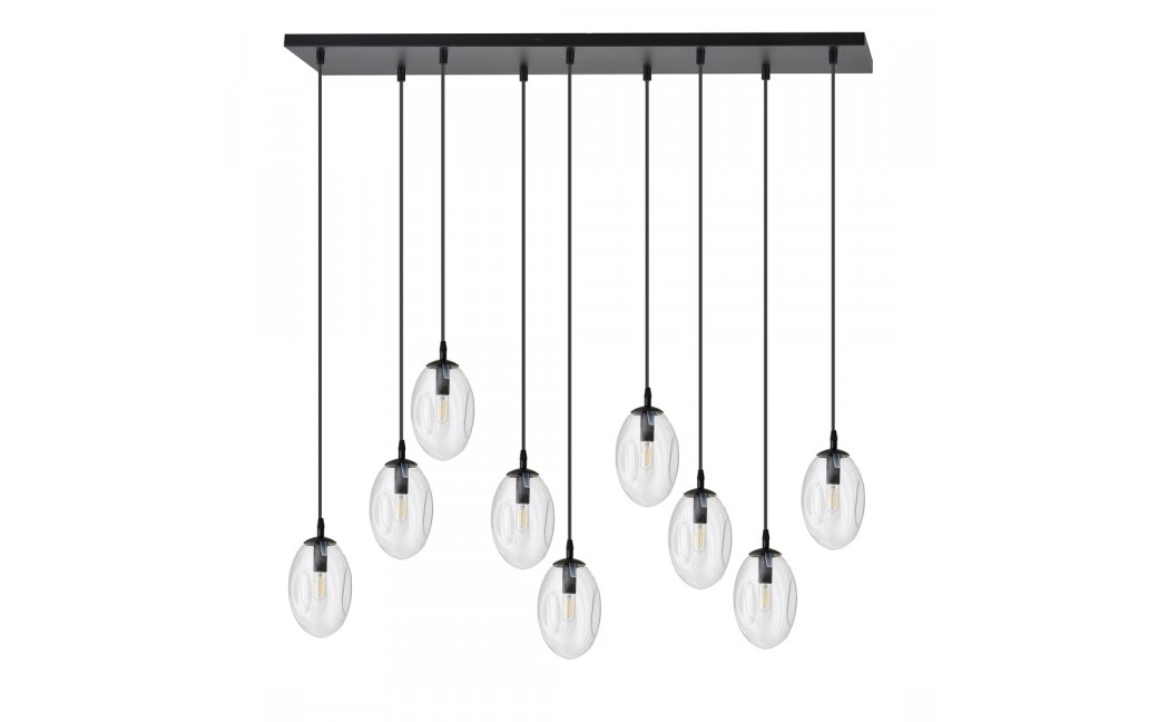 Emibig ASTRAL 9 BL TRANSPARENT Lampa wisząca Czarny 1265/9