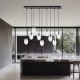 Emibig ASTRAL 9 BL TRANSPARENT Lampa wisząca Czarny 1265/9