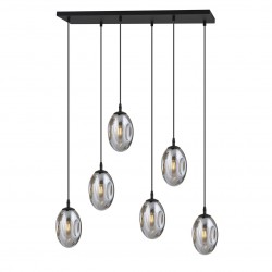 Emibig ASTRAL 6 BL GRAFIT Lampa wisząca Czarny 1266/6