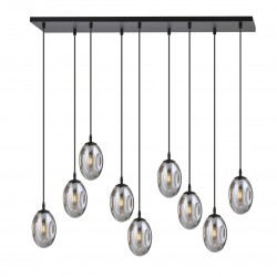 Emibig ASTRAL 9 BL GRAFIT Lampa wisząca Czarny 1266/9