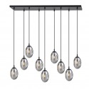 Emibig ASTRAL 9 BL GRAFIT Lampa wisząca Czarny 1266/9