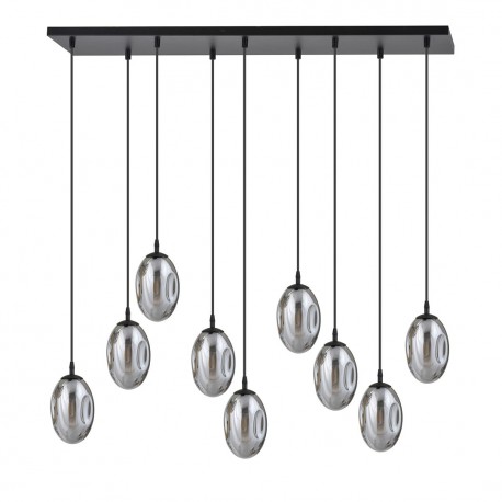 Emibig ASTRAL 9 BL GRAFIT Lampa wisząca Czarny 1266/9