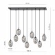 Emibig ASTRAL 9 BL GRAFIT Lampa wisząca Czarny 1266/9