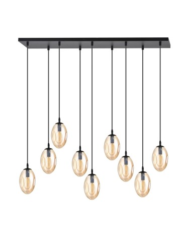 Emibig ASTRAL 9 BL MIODOWY Lampa wisząca Czarny 1267/9 - produkt 2