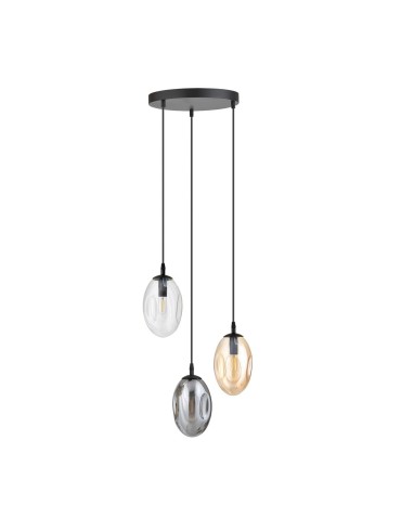 Emibig ASTRAL 3 BL PREMIUM MIX Lampa wisząca Czarny 1268/3PREM - produkt 2