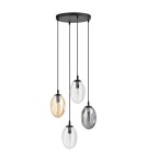 Pendant lamps spheres - Emibig ASTRAL 4 BL PREMIUM MIX Pendant Lamp Black 1268/4PREM - product 2